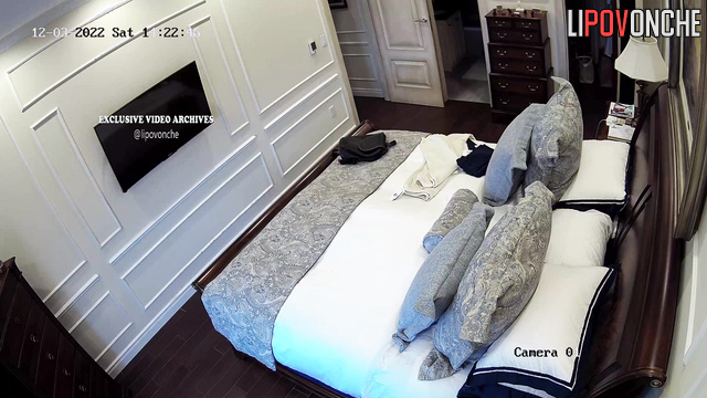 Naked blonde dressing for a brunch - watch now
