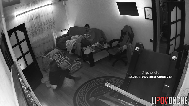 Random couple is being watched by strangers (hidden cam)