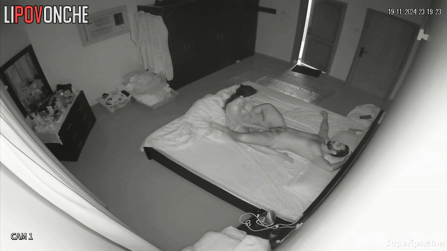 Wife made her husband hot cock massage, live tape
