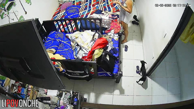 People enjoying good time with each other (home video)
