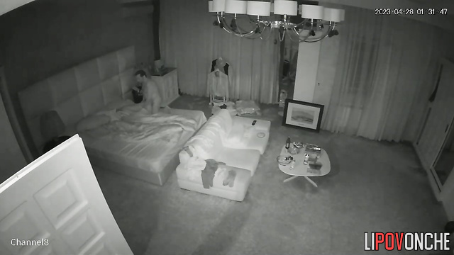 Couple fucking hot and fast (and someone watching them)
