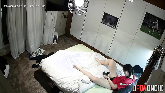 Young babe having hot time with herself (solo video)