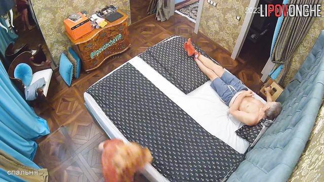 This couple loves being watched in their bedroom