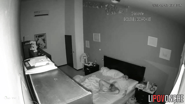 Sexy couple caught enjoying a playful moment, cool tape