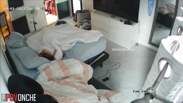 Someone is spying on their boring live - bedroom