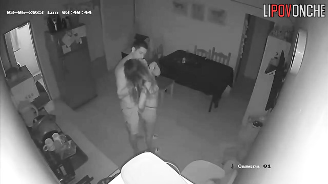 Hot doggystyle love at the kitchen (sudden sex)
