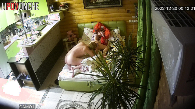 Playful couple enjoying each other after boring work