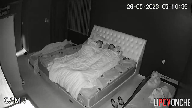 Tender love story unfolding during a cold winter evening