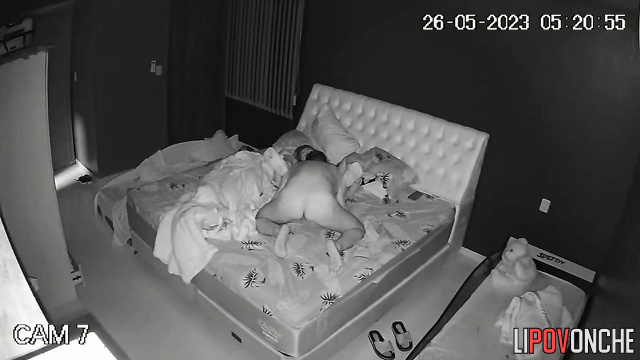 Tender love story unfolding during a cold winter evening