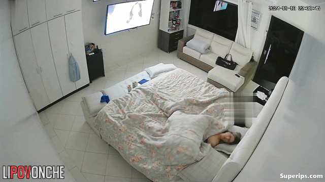 Relaxing sex after hard day at work (and watching tv after)