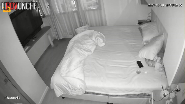 Couple enjoying tv watching after sensual hot fuck