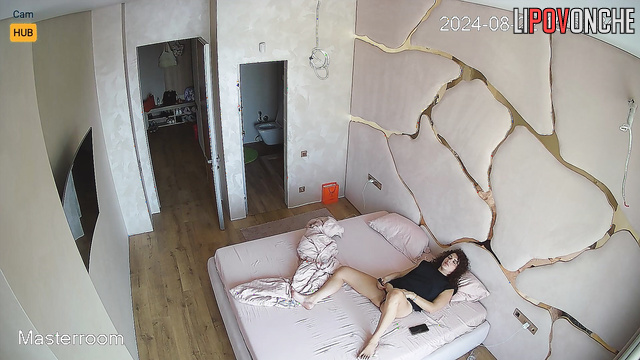 Excited Ukrainian girl masturbates while talking on the phone with her friend