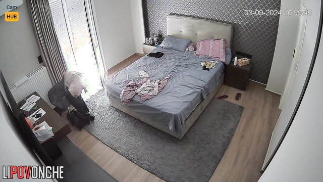 Bed parents’ passionate bedroom night caught on hidden camera