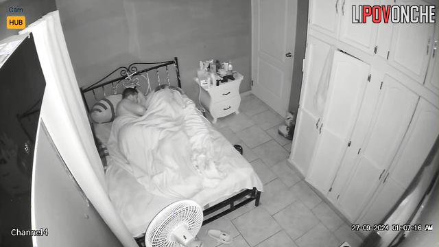 It was cool sex after work - live bedroom video