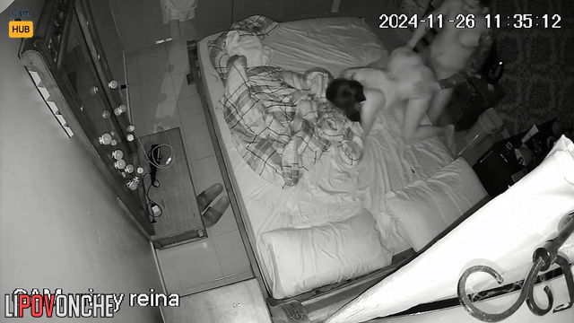 Tattooed guy serving his girlfriend the best he can