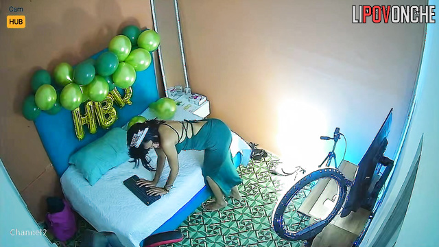 Busty and sweet whore playing with a sex toy live