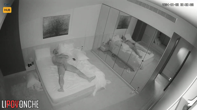 Romantic passion recorded in the intimacy of a private cam