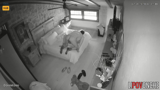 Sensual sex in the village house - hidden tape inside