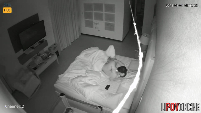 Skinny sexy lady invited ex-husband to her warm bed
