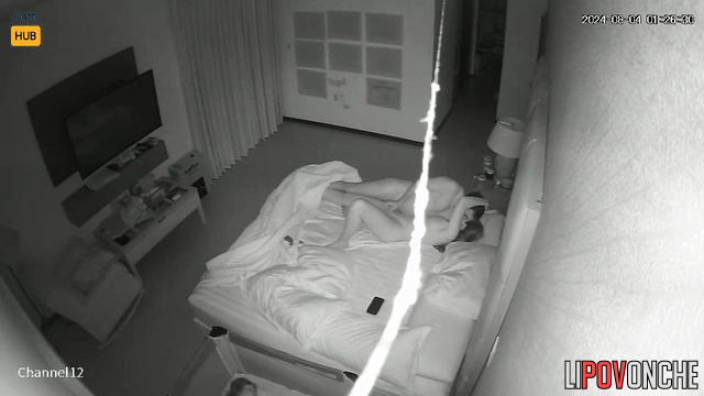 Skinny sexy lady invited ex-husband to her warm bed