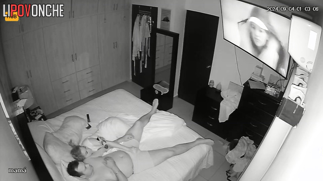 They prefer sex instead of boring TV - bedroom tape