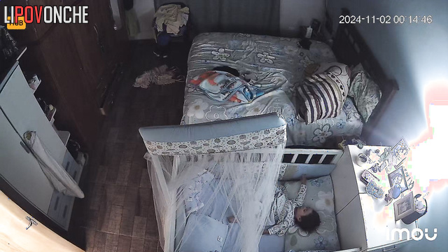 Naked massage in the bedroom (hidden cam fixed it)