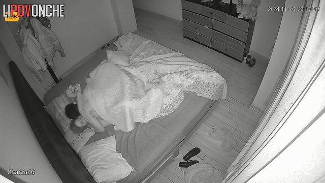 Skinny blonde with hairy pussy enjoying missionary sex