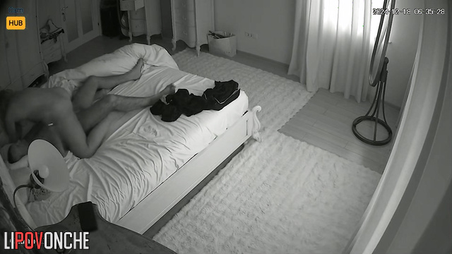 Chubby blonde wiping off cum after sex - cool video