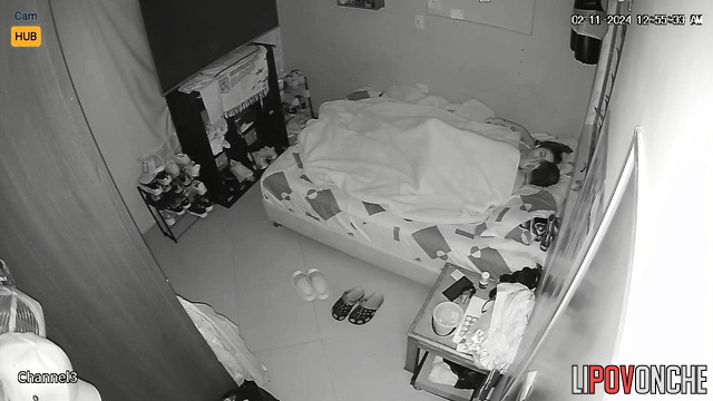Couple wants this night will never end - hidden tape