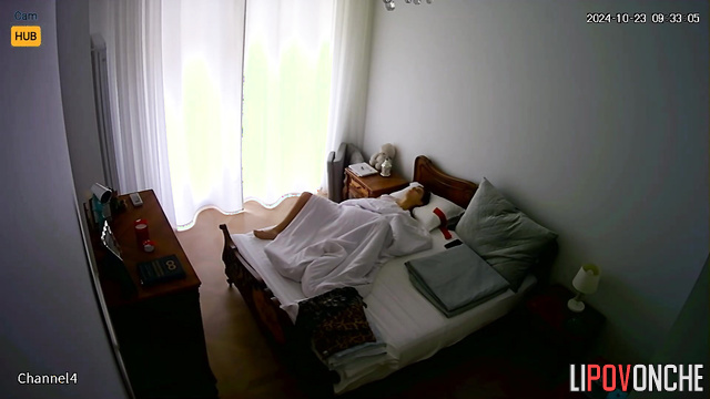 Bedroom solo sex scenes with masturbating lonely girl