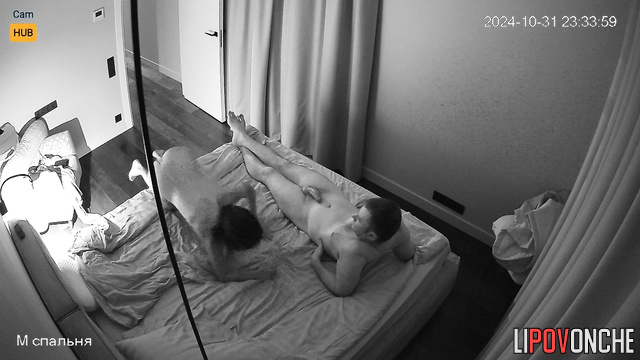 They installed a camera in their bedroom (night video)