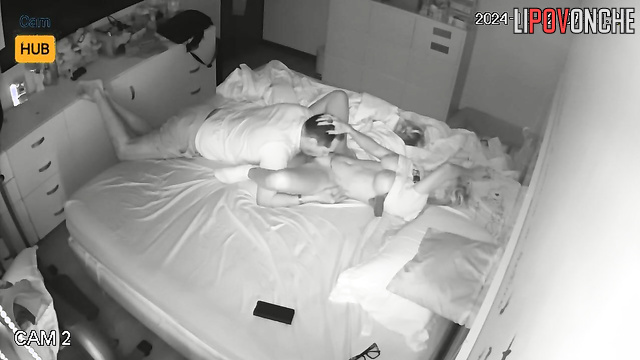 Sweet lady getting cunnilingus in short white socks