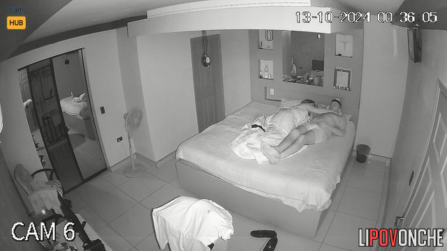 He really likes to be in her pussy (night video)
