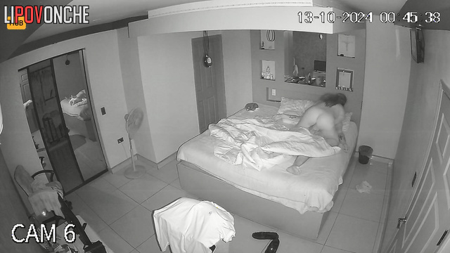 He really likes to be in her pussy (night video)