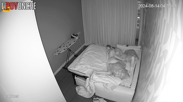 Gorgeous lovers make each other feel good on the bed