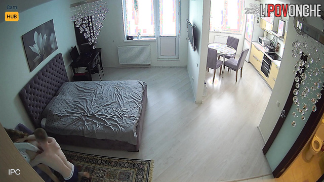 Naked couple did amazing things in their bedroom
