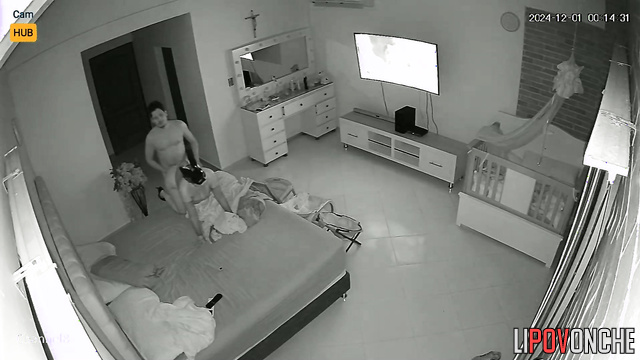 Horny lady making blowjob in a mysterious black mask