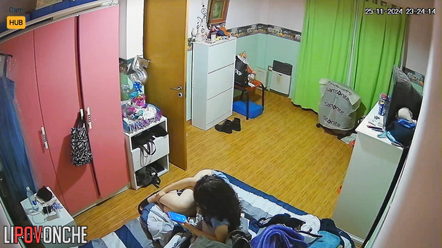 Cute brunette is getting dressed for another date