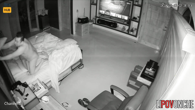 Watching a comedy movie together ended in unboring sex
