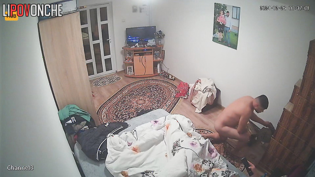 Big ass of his wife made him wanna destroy her pussy in doggy style