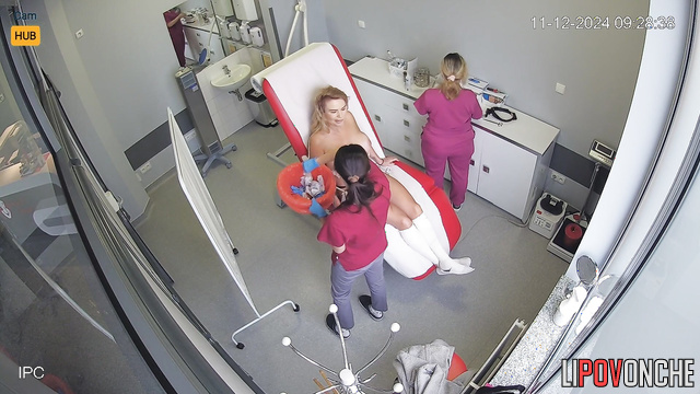 Hot milf comes to doctor to make her awesome boobs bigger (she is naked)