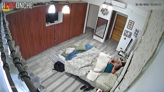 It was nice start their morning, hot bedroom video