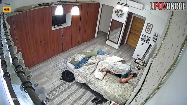 It was nice start their morning, hot bedroom video