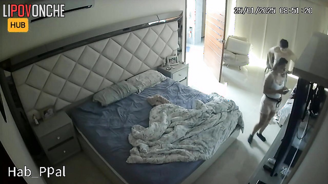 Naked colombian guy fucking his sexy lover tenderly