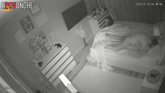 It was special sex after quarrel (hidden video from the bedroom)