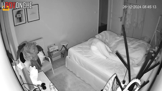 Home video from the bedroom of a Greek family: The wife wants her share of cum.