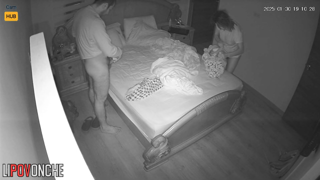 It was very fast sex, they didn't even have time to undress