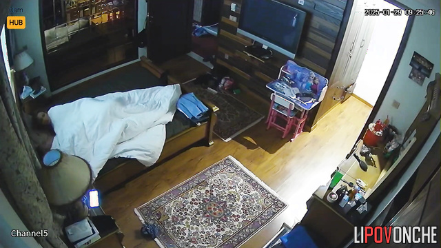Bedroom tape - couple doing what they love best