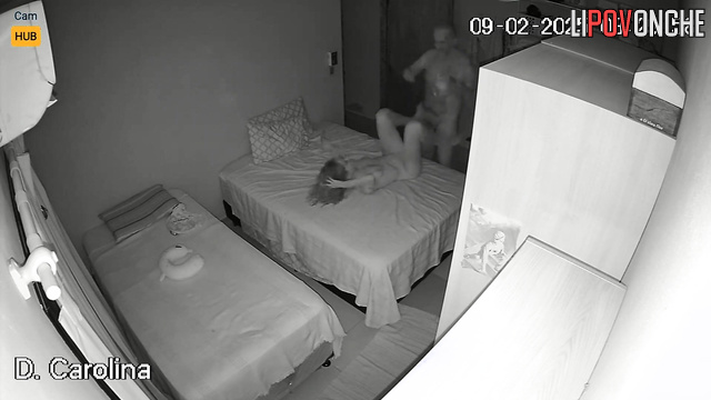 This couple prefers to fuck in the nights instead of sleeping [hidden cam]