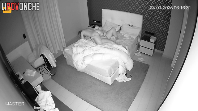 Husband enjoying her sweet holes (someone installed a cam)
